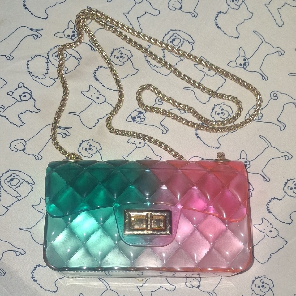 Multicolor Jelly Quilted Bag
